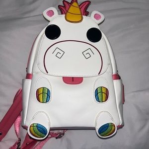 BRAND NEW Loungefly x Funko Pop Fluffy Unicorn from Despicable Me mini backpack